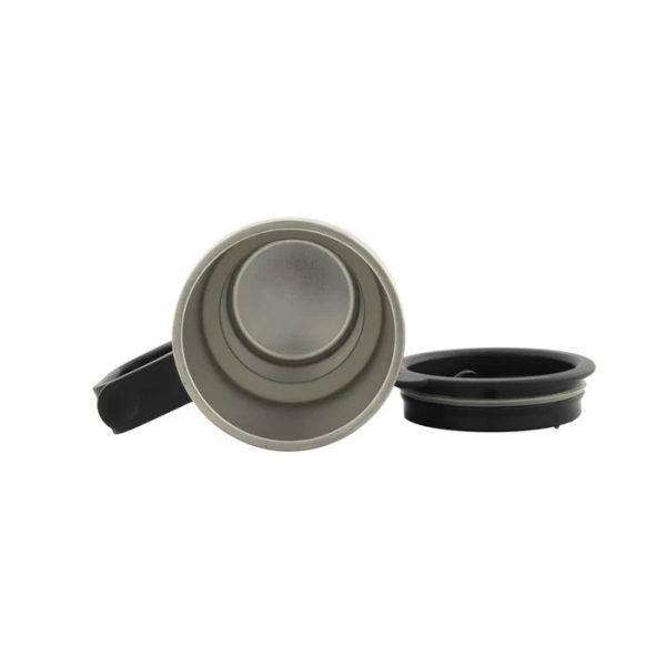 Mug Metálico Con Tapa