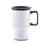 Mug Metálico Con Tapa