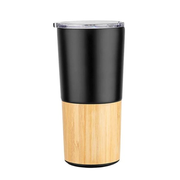 Vaso Viajero Bambu Metálico