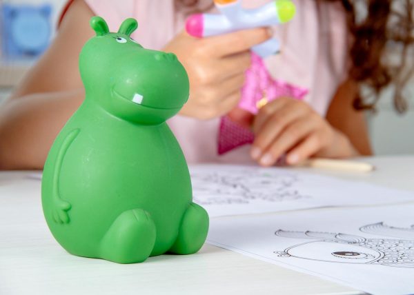 Alcancía hippo