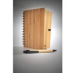 Libreta Bambú Modern con Bolígrafo