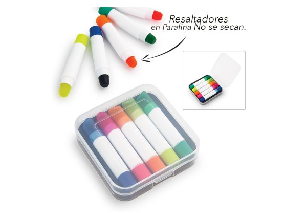 Set Resaltadores Wax 5