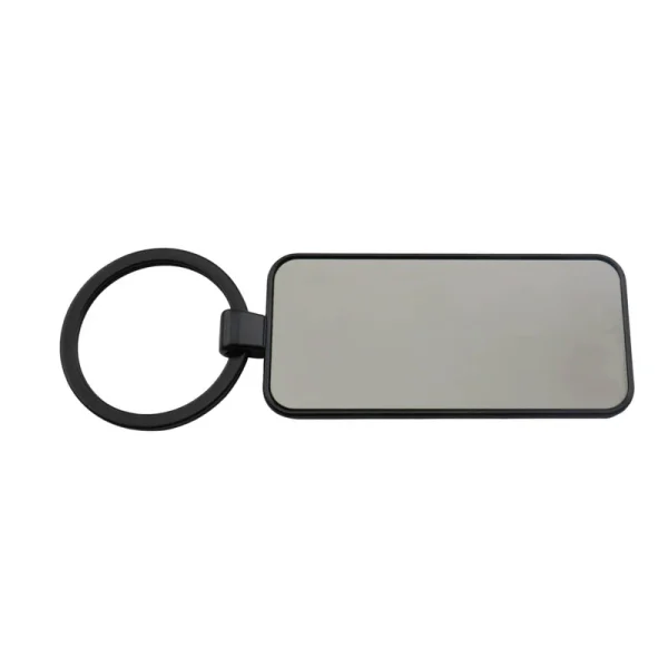Llavero Cromo Rectangular Black
