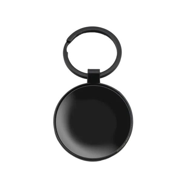 Llavero Cromo Redondo Black